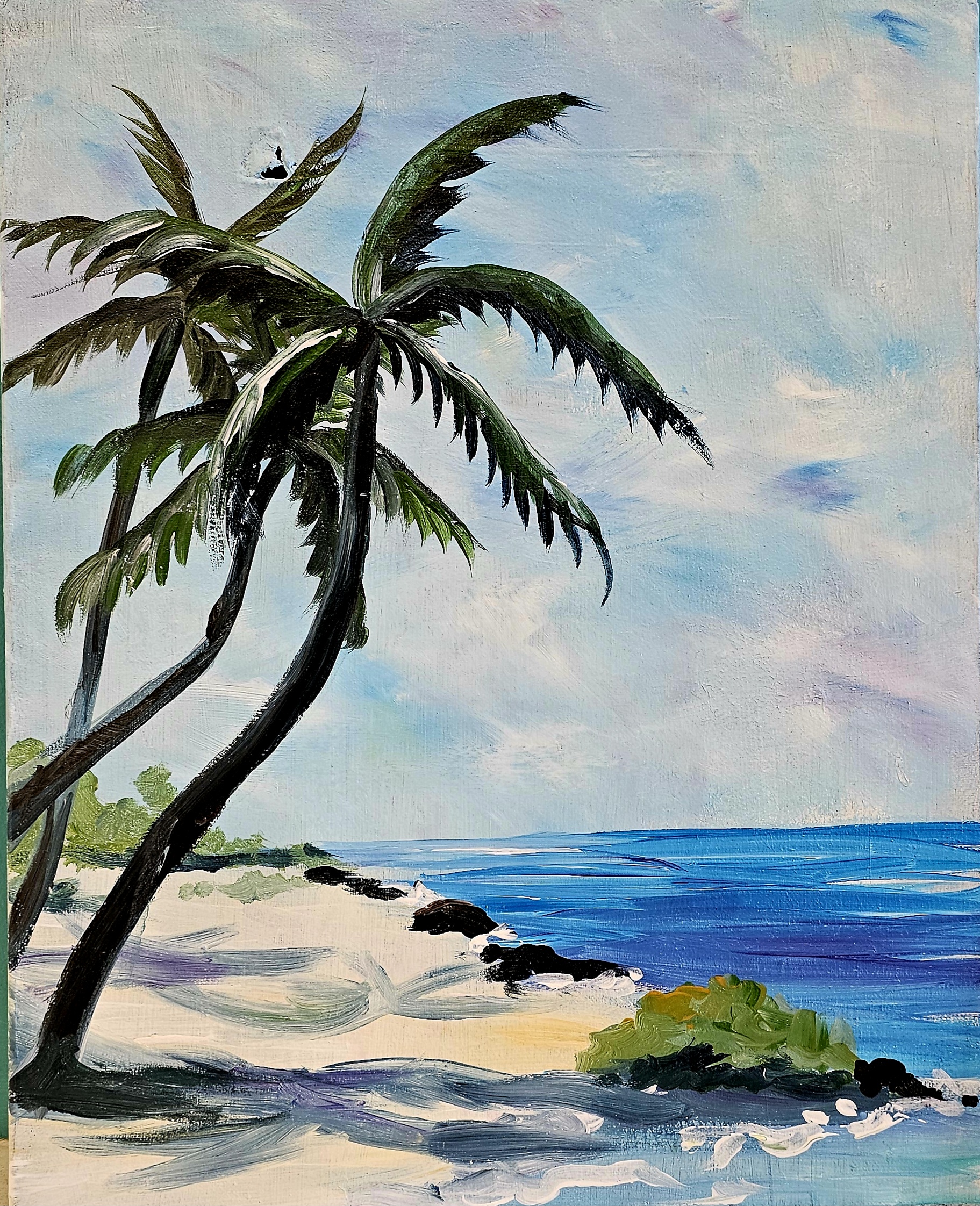 Palm on a Beach